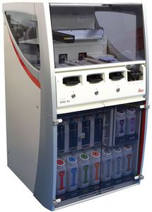 sistema di preparazione dei campioni da laboratorio / per ricerca / per immunoistochimica / interamente automatizzato