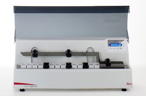 sistema di preparazione dei campioni per laboratorio di istiologia / per tessuti / automatico / tramite colorazione