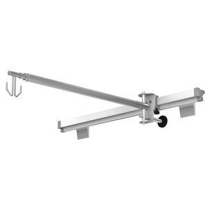 asta portaflebo su guida di scorrimento / 2 ganci / telescopica