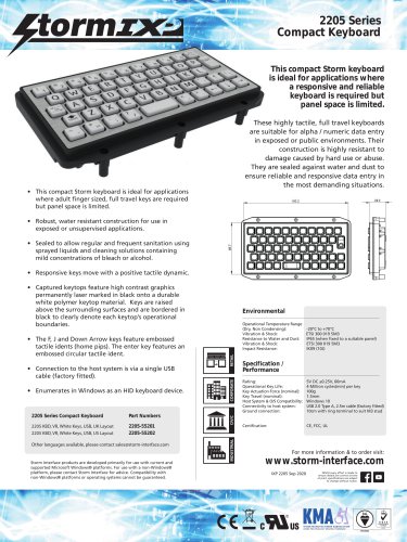 Tutti I Cataloghi E Le Schede Tecniche Storm Interface