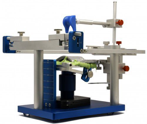 Articolatore Dentale ERADENT 60071, Intero In Metallo Cromato, Ad Arco Completo Per Laboratorio Odontotecnico