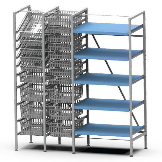 Capsulati Rack Model Rack di stoccaggio - ScanMo™ - ScanModul® - modulare / a ripiani / a ...