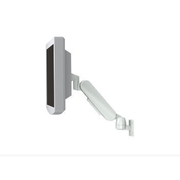 Humanscale Braccio M8.1, Doppio Monitor/traversa, Alluminio Lucido