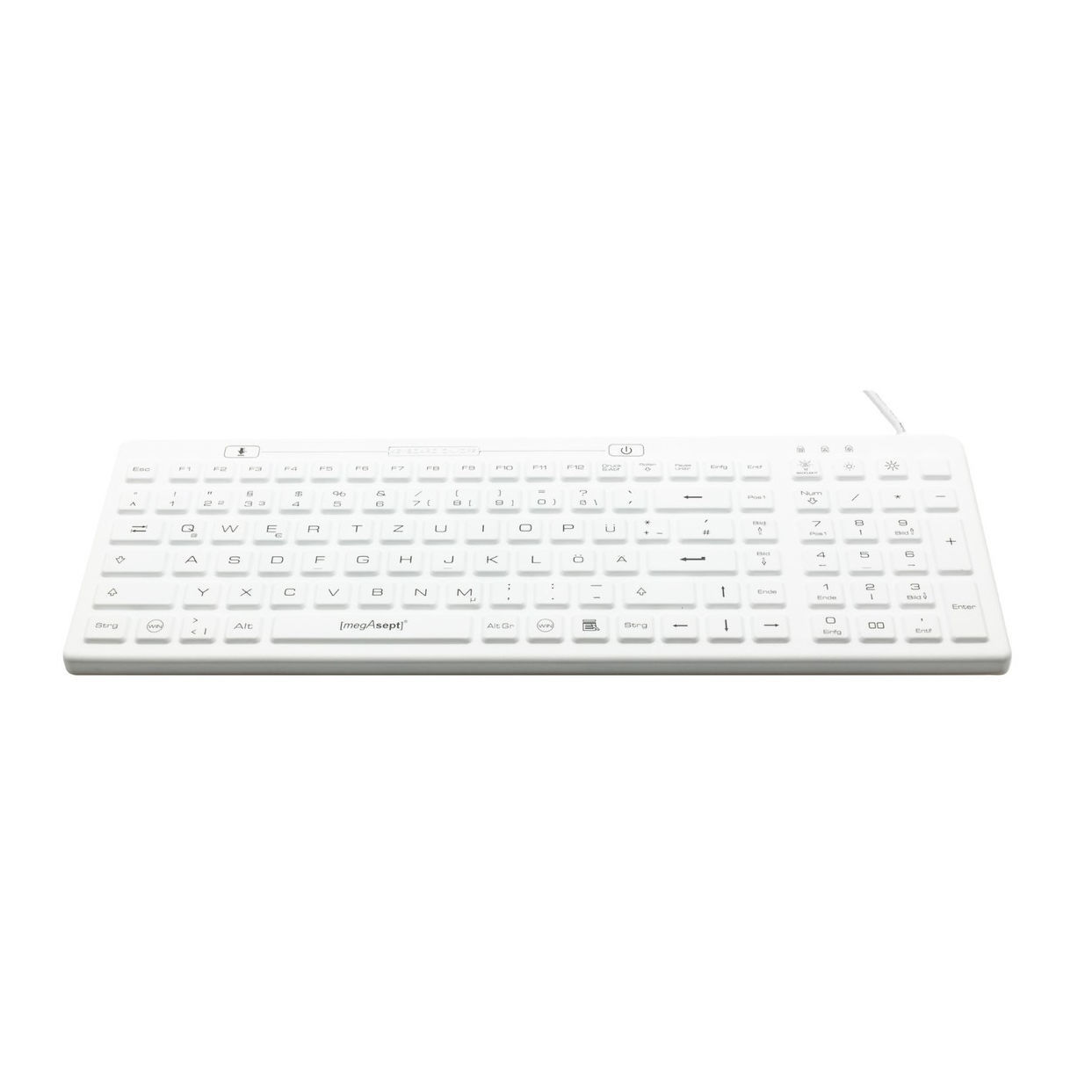 Combo Tastiera E Mouse Wireless GAMCATZ, Silenziosa, Full-size Con Tastierino Numerico, Mouse Ergonomico 5 DPI, Supporto Per Telefono - 4