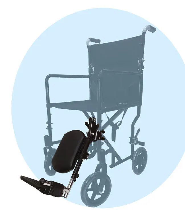 Cinghie per le Gambe per Sedia a Rotelle, Cintura per le Gambe per Sedia a Rotelle Cintura Leggera per Polpacci per Sedia a Rotelle Poggiapiedi Morbido per Anziani Disabili (47 cm
