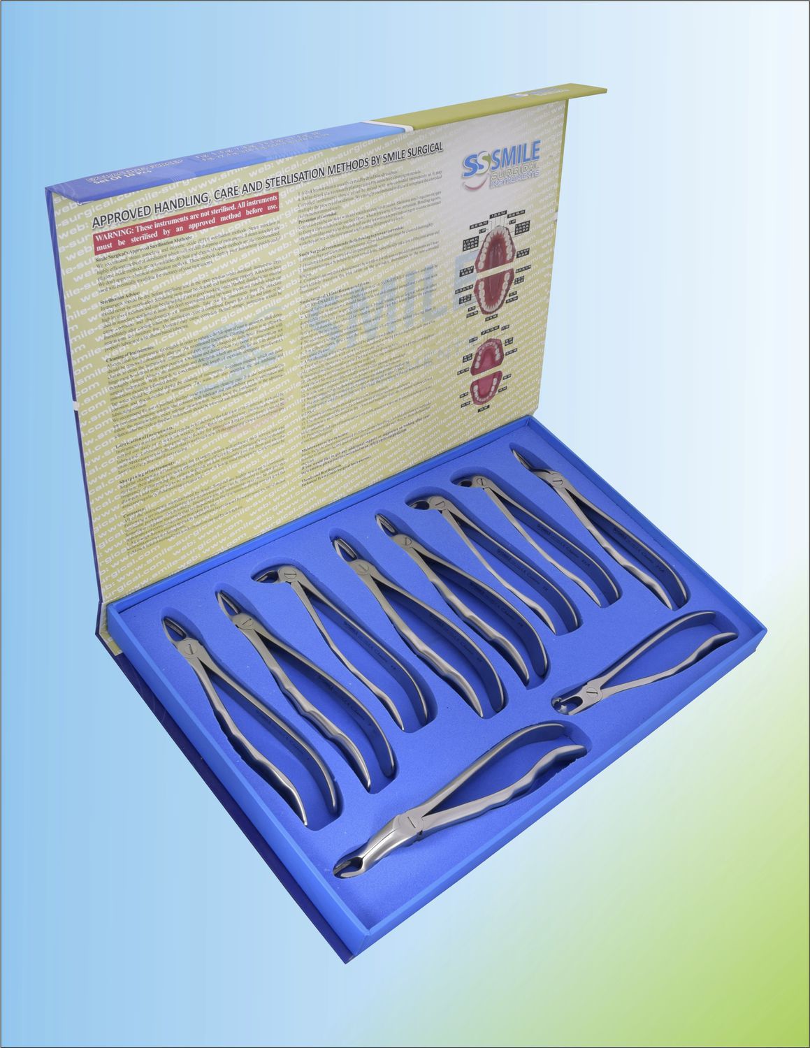 Strumenti Odontoiatrici Set 7 Pezzi Pinze Per Estrazione Dentale Pedodonzia (bambini) - Nuova, Marca DDP, Per Laboratorio Set Strumenti Dentali - Foto 7