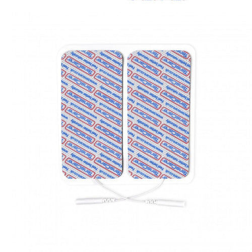 40 Pezzi Pastiglie Elettrodo TENS Quadrate Riutilizzabili &ndash; Per Macchine Tens, 50x50mm