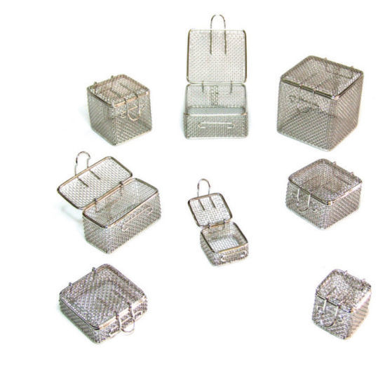 Zarges Box Vassoio Portacassette Per Sterilizzazione Autoclave Dentale - In Acciaio Chirurgico, Per 10 Strumenti Vassoio Sterilizzazione 10 Posti - Foto 2