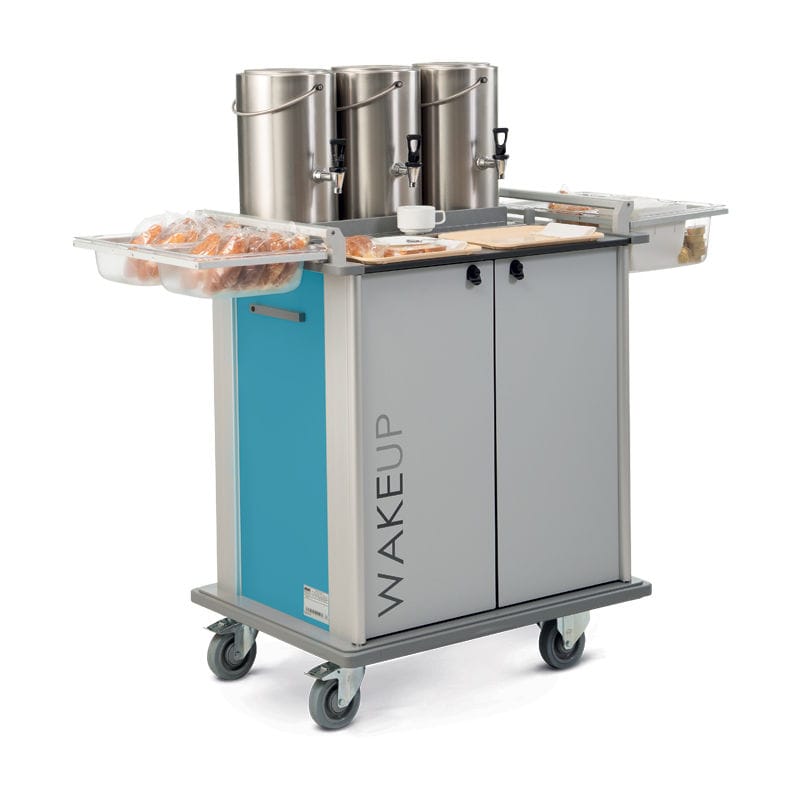 Supporto Per Vassoi In Acciaio Inox Pieghevole - Stabile, Antiscivolo, 41.5x52x82 Cm, Per Servizio In Camera