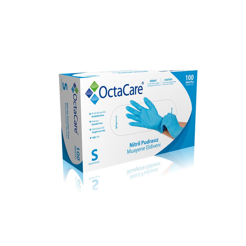 Guanti In Nitrile Monouso Neri - Source Hygiene - Senza Lattice, Non Talcati, 4.8g, 240mm, Scatola Da 100 Pezzi - Uso Alimentare E Professionale
