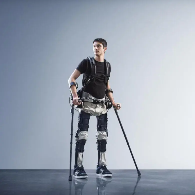 FXNFXLA Esoscheletro Bionico Per Camminare - Supporto Riabilitativo Gambe Senza Motore, Leggero E Regolabile