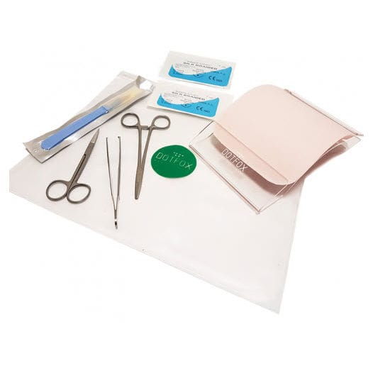 Strumenti Sutura Kit Sutura Chirurgica Per Allenamento - Set Completo Con Modello Pratica Multistrato Studenti Medicina - Foto 6