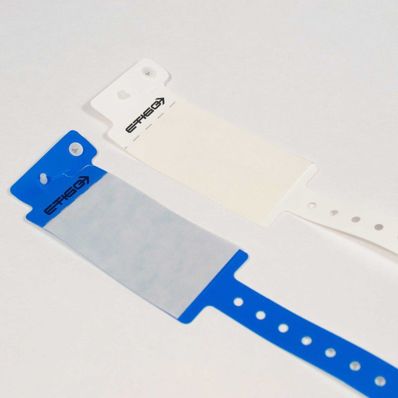 Braccialetti Identificativi DHSUN - Carta Impermeabile, Usa E Getta, Per Festival Ed Eventi (Blu, Rosso, Giallo) - Foto 11