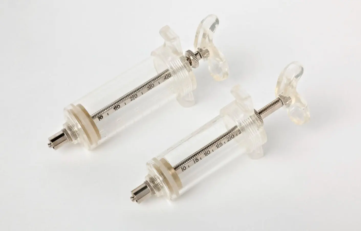 Siringa In Vetro Da 20 Ml/cc, Stile Vintage, Nuova In Condizioni Eccellenti (senza Confezione)