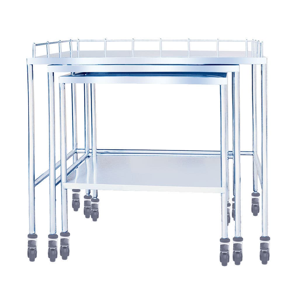 Set 3 Vassoi Medici In Acciaio Inox 201 - Rettangolari 22.5x12cm, Per Strumenti Dentali E Laboratorio - Foto 8