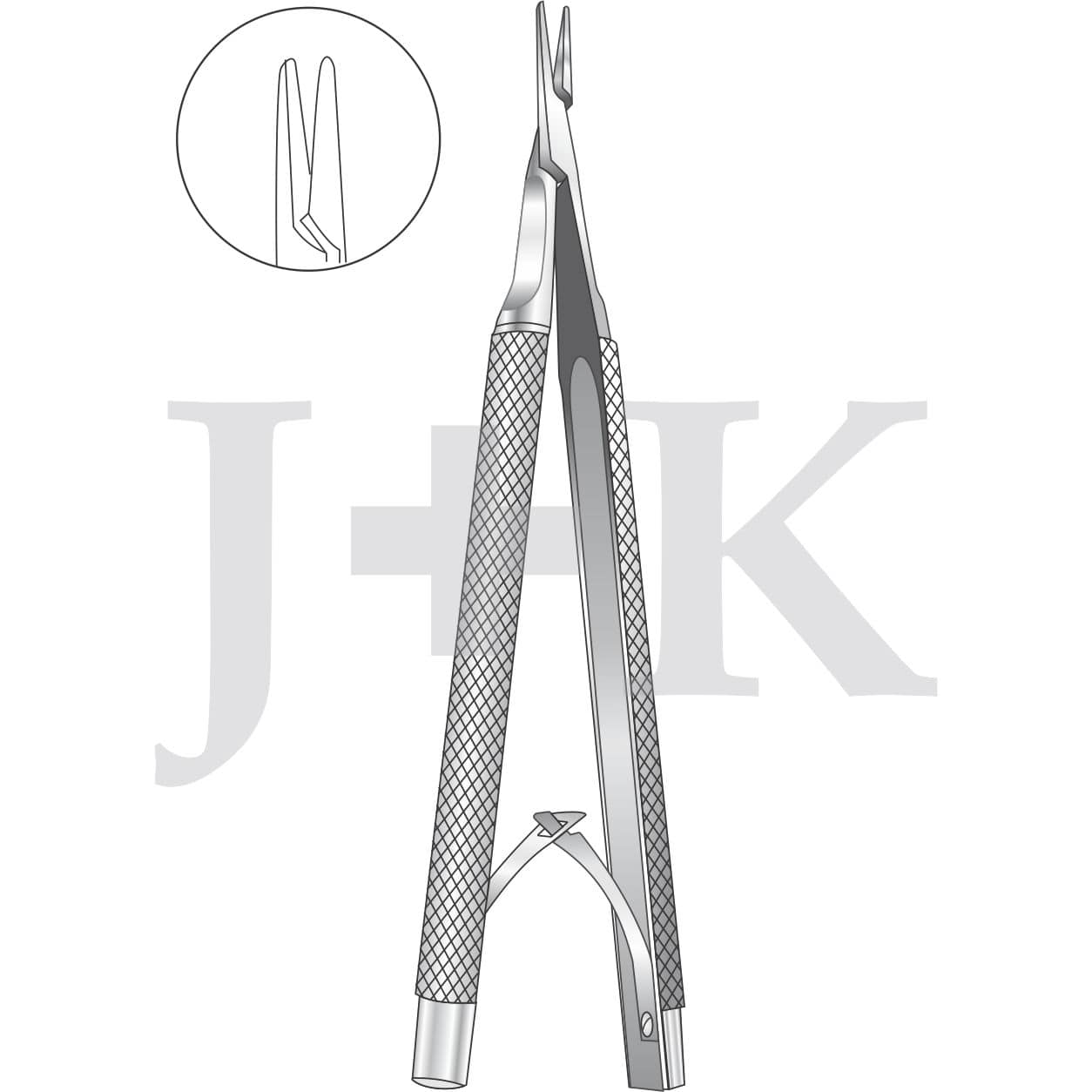 Pinza Oftalmica Castroviejo Stryker E1795 – 1x2 Denti – Usata Germania