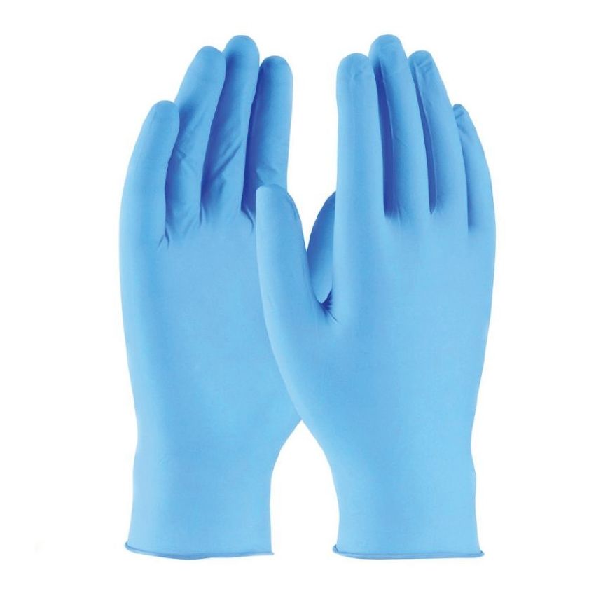 Guanti In Nitrile Monouso, Senza Lattice E Senza Polvere, Scatola Da 200 Pezzi, Colore Blu, AQL 1.5, EN 455, Uso Medico E Industriale
