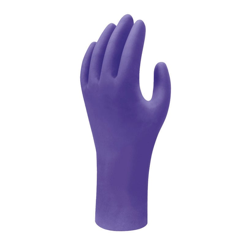 GLOVELY BIOSOFT BLACK 100 GUANTI MONOUSO IN NITRILE SENZA POLVERE COLORE NERO TAGLIA L 8-8,5 - PiùMe