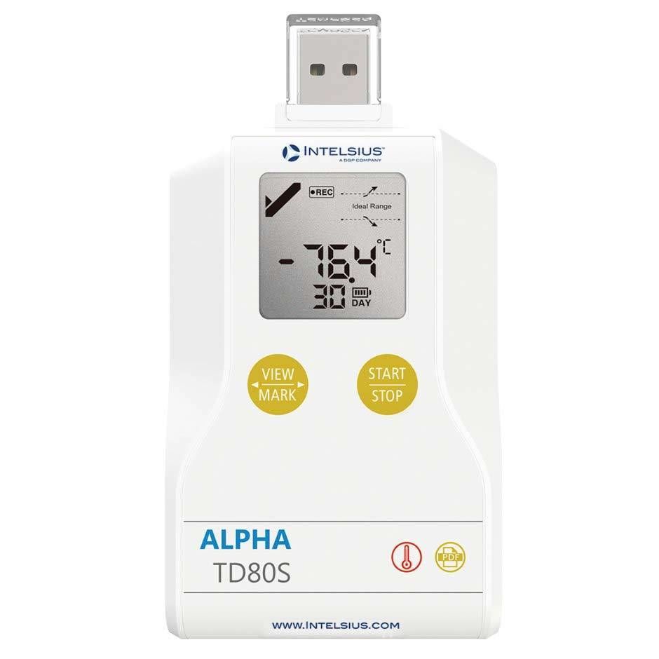 Alpha Course Temperature Check Registratore di dati di temperatura - ALPHA TD80S - DGP Intelsius GmbH ...