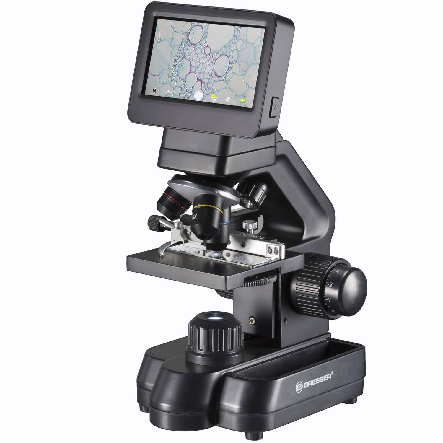 Microscopio LCD Bresser 3.5'' - 50x-500x Ingrandimento, 5MP, Ideale Per Scuola - Foto 5