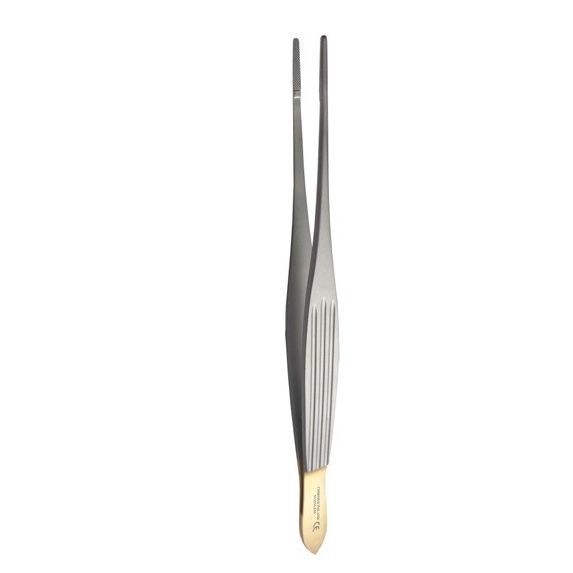 Strumento Dentistico Chirurgico Pinzetta Autobloccante Chirurgica In Acciaio Inox, Per Medicazioni Dentistiche, Punta Seghettata Strumento Chirurgico Medentra