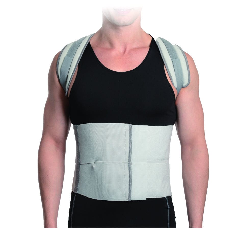 Tutore Lombare Con Bretelle For Uomo - Spallacci Rimovibili - Foto 9