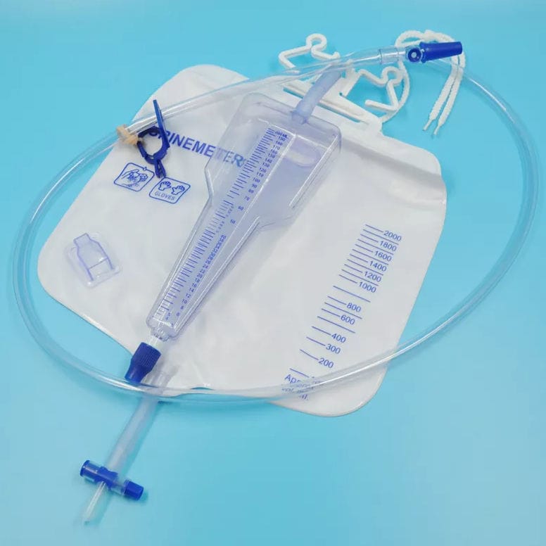Sacca Urina UROSID 2000 S – Sistema Di Drenaggio Chiuso Con Valvola A Croce E Punto Di Campionamento – Per Uso Clinico E Domiciliare