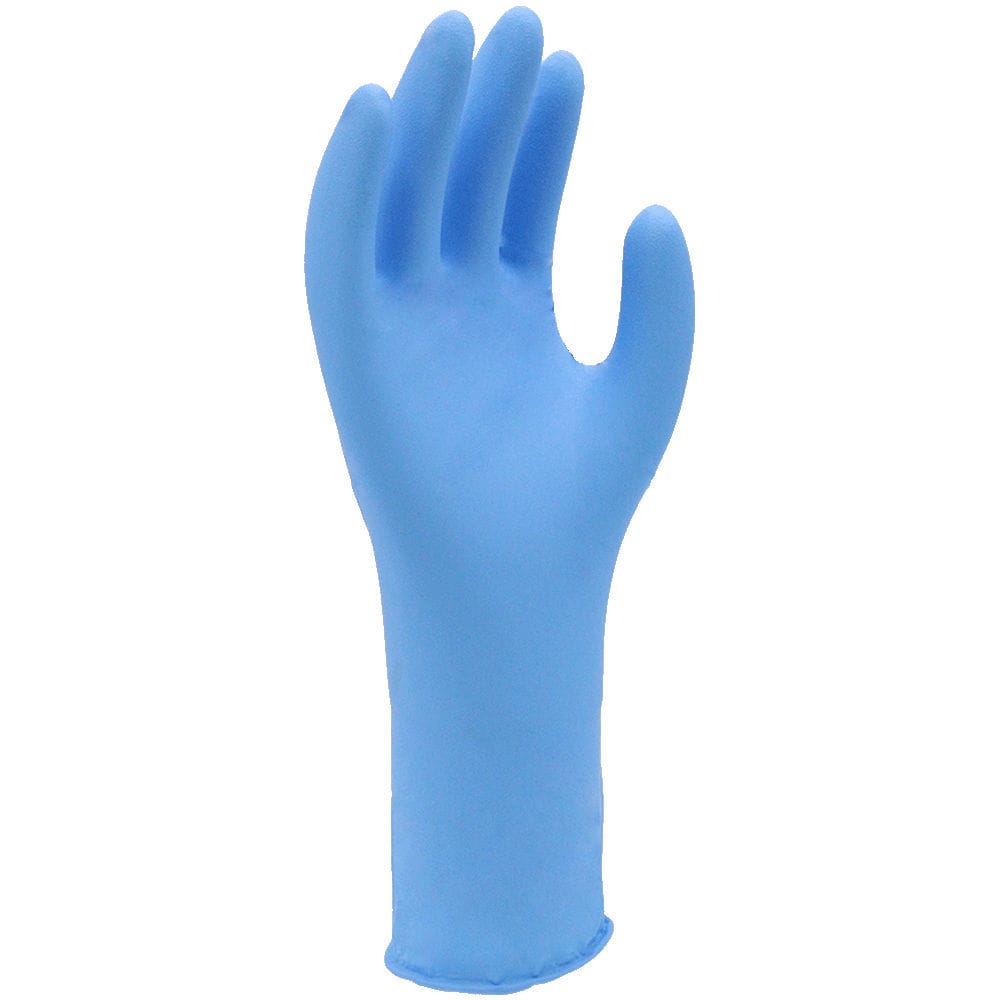 Guanti in nitrile Neri senza polvere Xlarge Confezione da 100