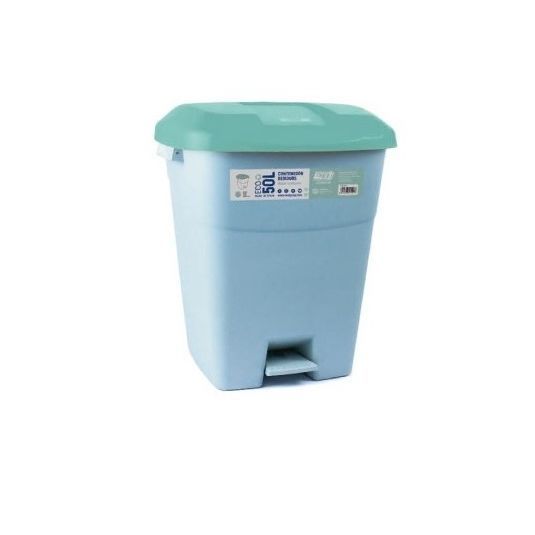 Pattumiera Con Pedale Intreccio 18 L – Colore Tortora, Design Isao Hosoe, Polipropilene, 26,6x31,8x38,2 Cm