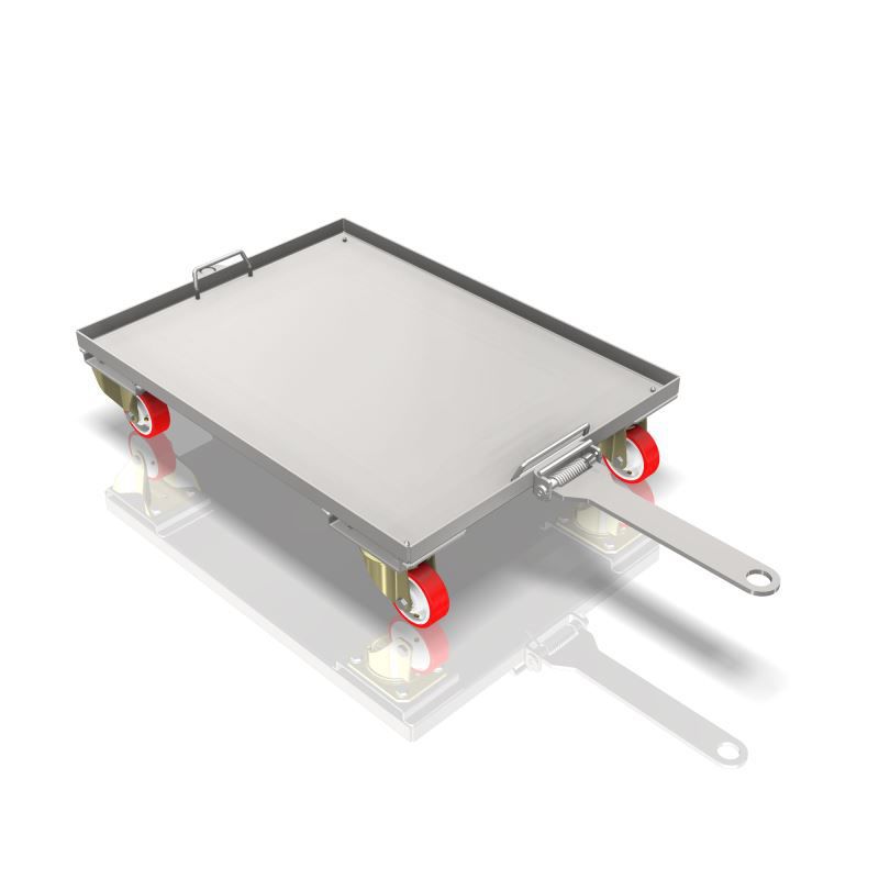 Carrello Di Trasporto 2,5 T, Trasporto Di Macchine Con 2 Ruote In Poliuretano, Ruote Carro Armato, Per Il Trasporto, Ruote Industriali, Ruote Per Il Trasporto, Impermeabile, Antiscivolo