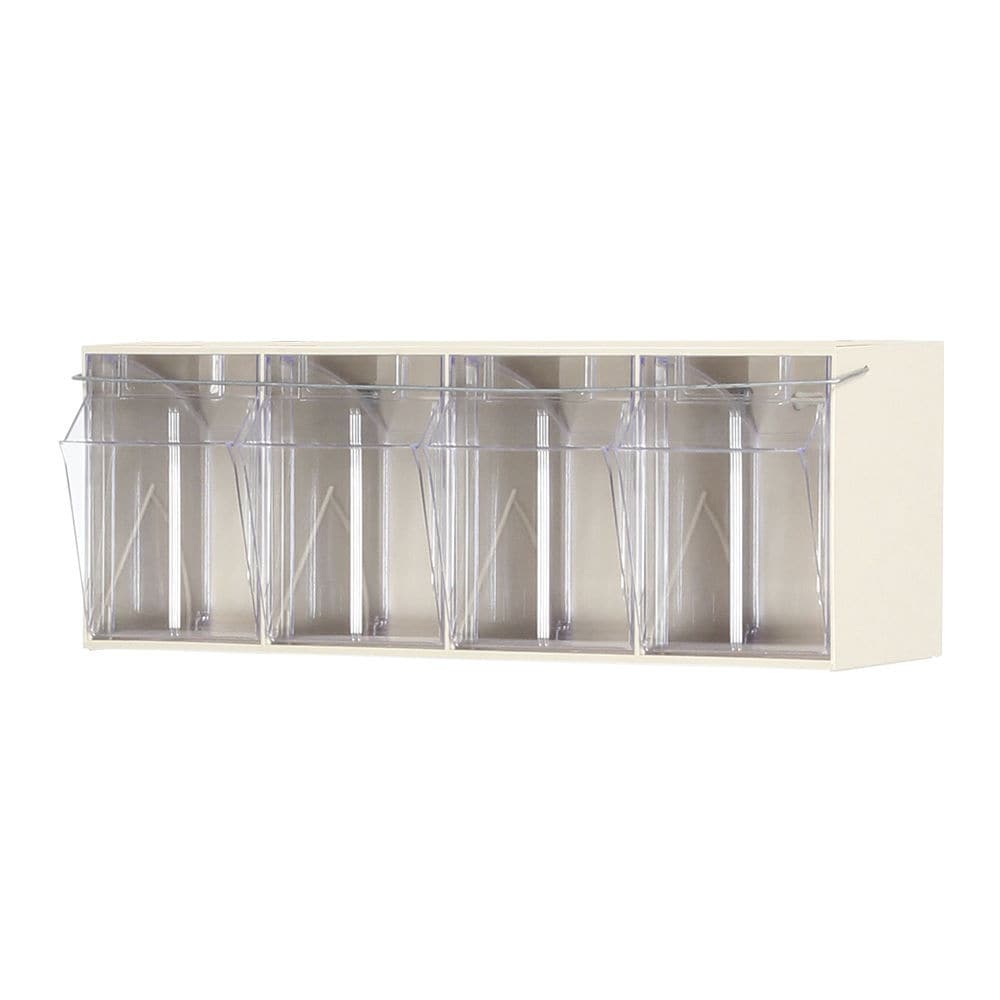 Set Di 2 Cestini Porta Carta ARPAN | Rottondi In Plastica Con Telaio Metallico | Bianco, Per Casa E Ufficio - 2