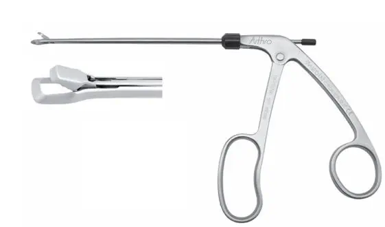 Pinza Retriever Per Sutura Artroscopica Dritta ø3.4 Mm 13 Cm - Strumento Chirurgico M.E.I Nuovo