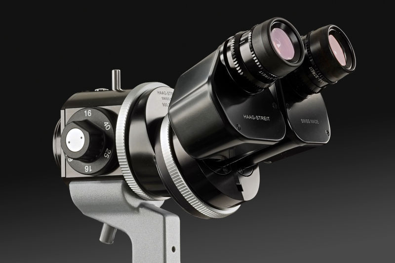 Microscopio lampada a fessura Haag Streit tipo con accessori standard Lampade a