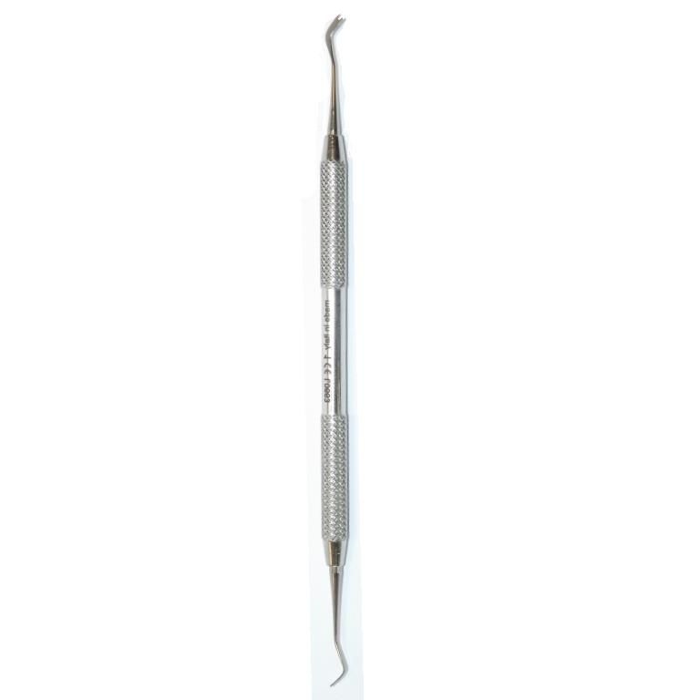 Spatola Per Gesso Dentale In Acciaio Inossidabile Con Manico In Legno - 20cm Lunghezza