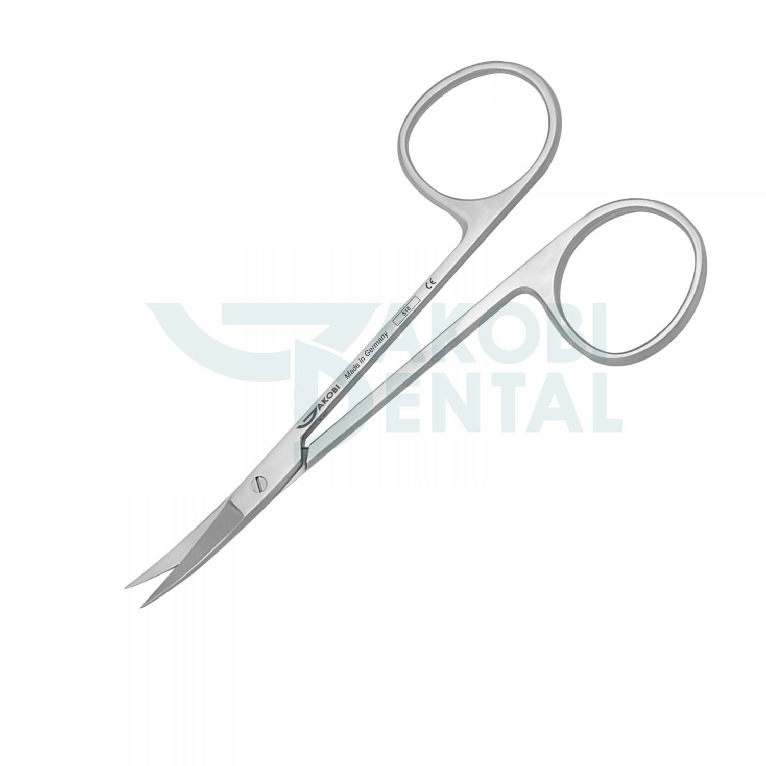 5 Forbici IRIS Curve NATRA 4.5/11.5 Cm - Per Chirurgia, Odontoiatria, Piercing - Punta Curva E Affilata
