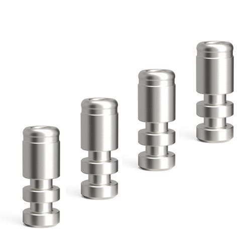 Frizione Denti Dritti 4 Plettri Dentali In Acciaio Inox A Doppia Estremità - Per Igiene Orale E Rimozione Tartaro Kit Dentale 4 Pezzi - Foto 5