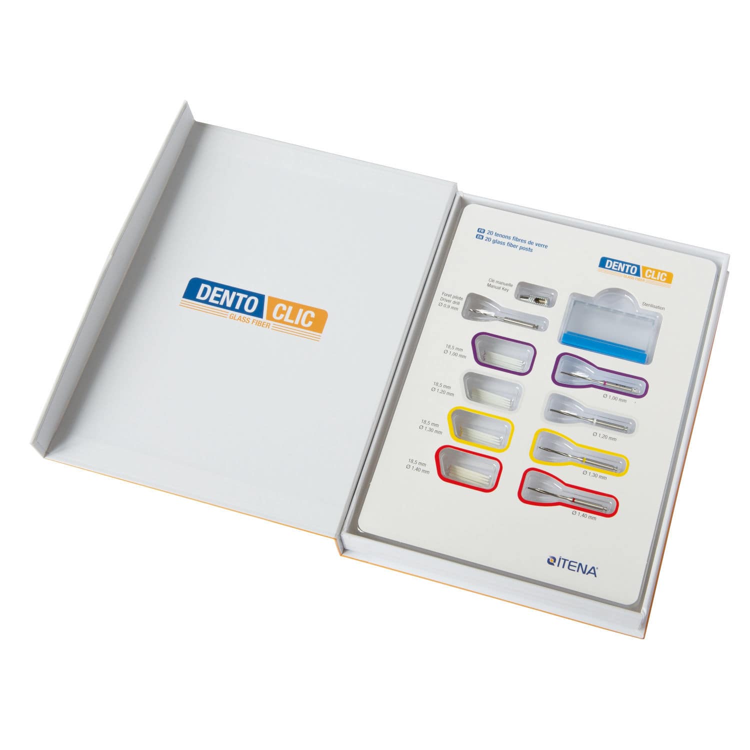 Perni Fibra Quarzo Dentali Pali In Fibra Di Quarzo Per Odontoiatria - Confezione Da 20 Pezzi, Diametri Vari, Per Canali Radicolari Kit 20 Pezzi 1.0-1.6mm - Foto 8