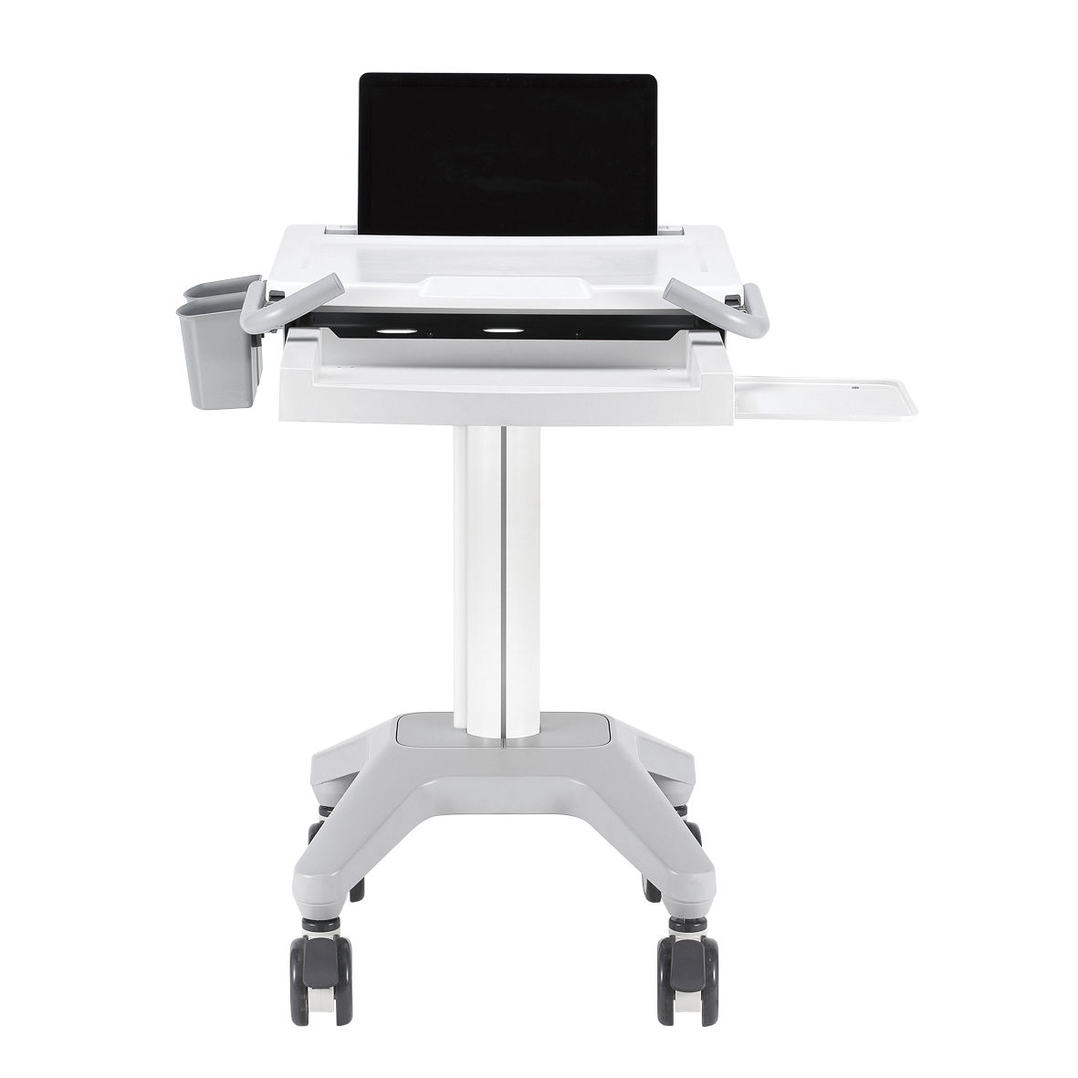 Carrello per computer portatile regolabile in altezza sopra il letto scrivania con ruota, tavolo mobile per computer con ruote, supporto medico per uso su letto king size