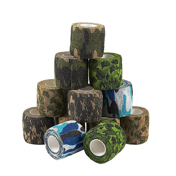 12 Bende Autoadesive Elastiche, 5 Cm X 4,5 M, Per Primo Soccorso, Sport E Animali, Impermeabili