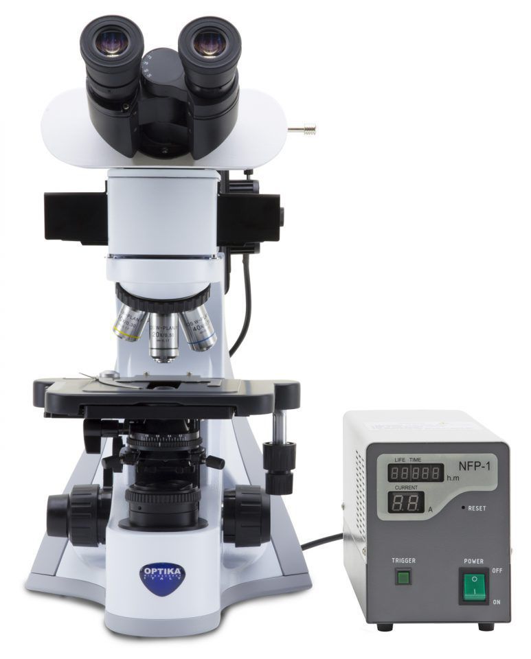 Microscopio Composto Trinoculare Professionale Con Schermo LCD 7 Pollici - Obiettivi 4X, 10X, 40X, 100X, Per Laboratorio