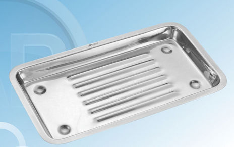 Vassoio Per Strumenti In Acciaio Inossidabile - Organizer 16x24x5.4 Cm, Con Coperchio, Per Laboratorio O Uso Domestico - Foto 12