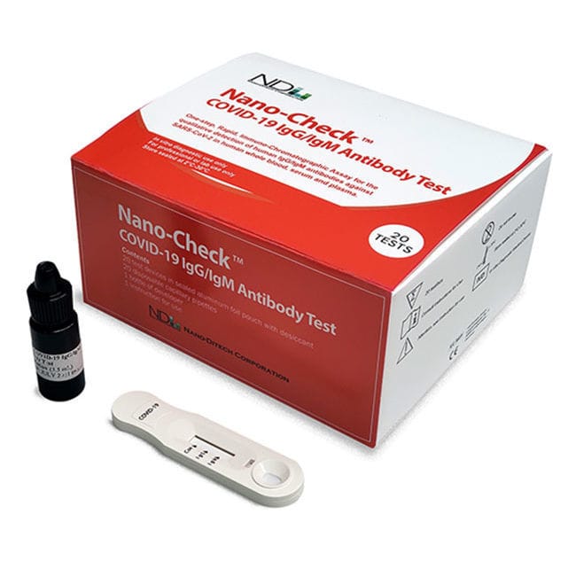 Test rapido per diagnosi COVID-19 - Nano-Check™ - Nano-Ditech ...