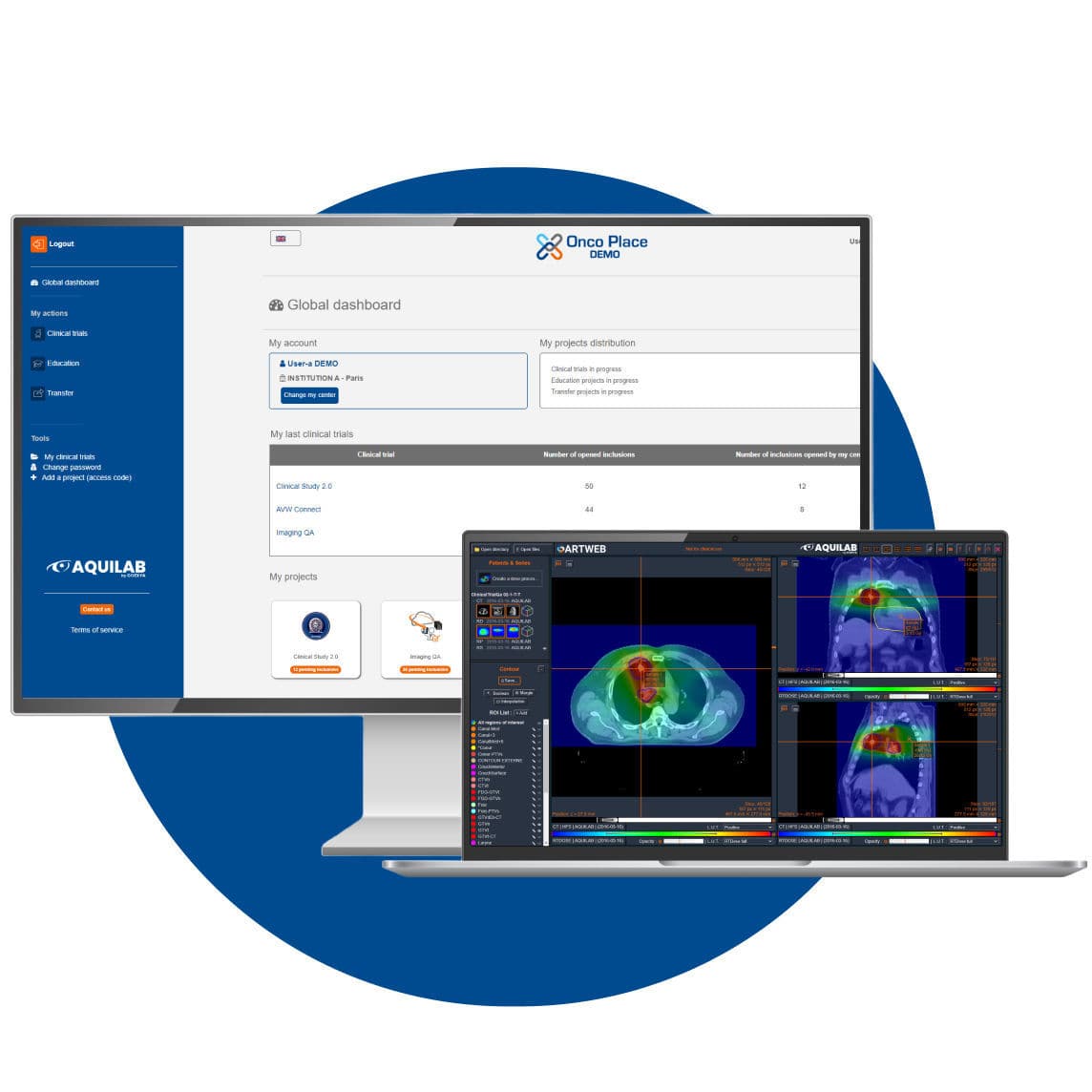 Software medico - AQUILAB - per tomografia computerizzata / per ...