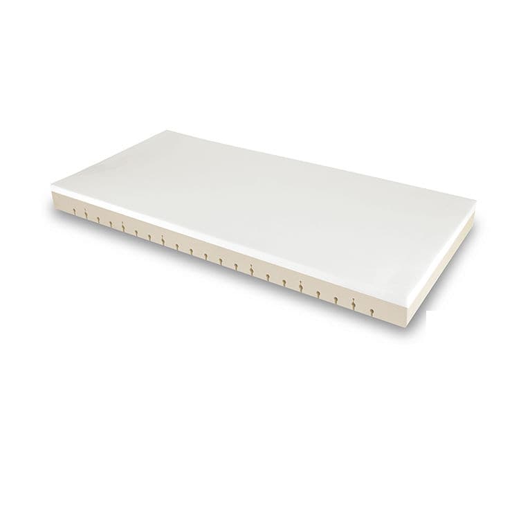Pharmaflex - Topper Singolo 80x190 in Memory Foam per Materasso, Alto 6 cm con 7 Zone e 2 Strati per Mal di Schiena Allevia Dolori, Coprimaterasso Correttore Medico Ortopedico con 4 Bande Elastiche
