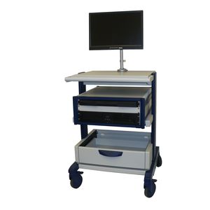 carrello informatico con cassetti