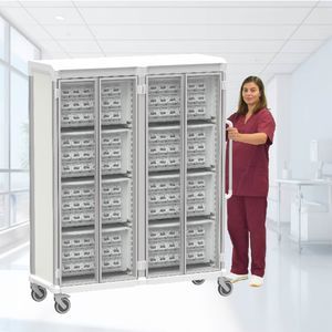 carrello di distribuzione di farmaci
