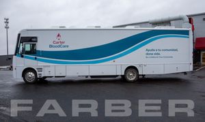 unità mobile ospedaliera per prelievo di sangue