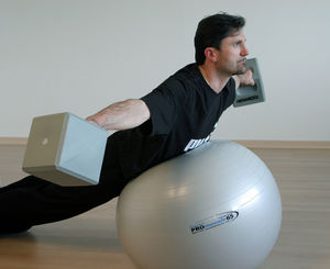palla per Pilates di grandi dimensioni