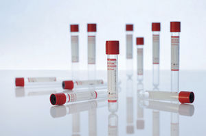 provetta per prelievi di sangue