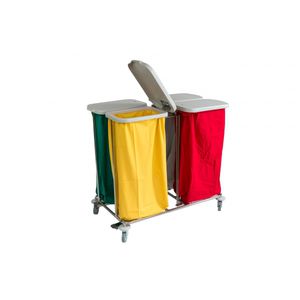 carrello portabiancheria per sacchi sporchi